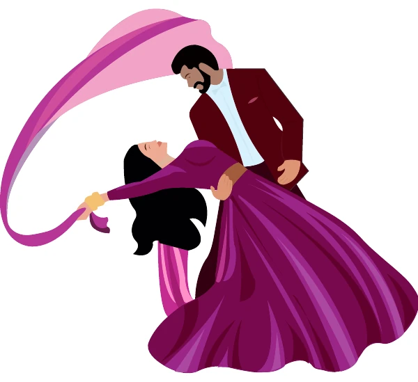Couple themed digital art